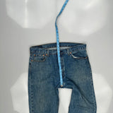 501 Levis Jeans - 36W 31L Blue Cotton