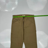 Blue Mountain Carpenter Trousers - 32W 32L Khaki Cotton