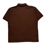 Lacoste Polo Shirt - XL Brown Cotton