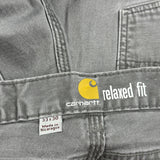 Carhartt Carpenter Pants - 34W 30L Gray Cotton Blend