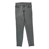 True Religion Skinny Fit Jeans - 27W UK 8 Grey Cotton Blend