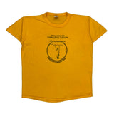 Single Stitch 1980S Rocky River Theatre Russell Athletic Graphic T-Shirt - Large Yellow Cotton