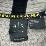 Armani Exchange Jumper - Small Grey Cashmere Blend