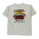 Crabby Mike'S Seafood Co. All Sport Graphic T-Shirt - XL White Cotton