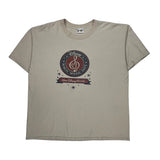Magic Music Days Disney Graphic T-Shirt - XL Beige Cotton