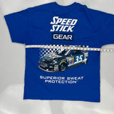 Superior Sweat Protection Unbranded Nascar T-Shirt - XL Blue Cotton