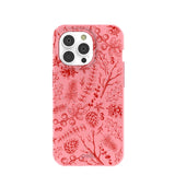 Bubblegum Pink Festive Forest iPhone 14 Pro Case
