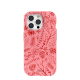 Bubblegum Pink Festive Forest iPhone 15 Pro Case
