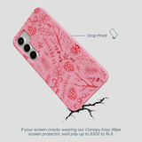 Bubblegum Pink Festive Forest Samsung Galaxy S25+(Plus) Case