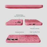 Bubblegum Pink Festive Forest Samsung Galaxy S25+(Plus) Case