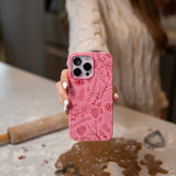 Bubblegum Pink Festive Forest iPhone 13 Pro Max Case