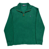 Polo By Ralph Lauren 1/4 Zip - XL Green Cotton