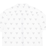 GUESS Mens Shirt White Geometric L
