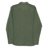 LYLE & SCOTT Slim Fit Mens Shirt Green Gingham Long Sleeve M