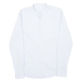 REISS Slim Fit Mens Formal Shirt Blue Long Sleeve M