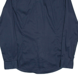 ARMANI EXCHANGE Mens Plain Shirt Blue Long Sleeve M
