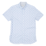 TED BAKER Mens Shirt Blue Animal Print S