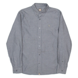 PRETTY GREEN Mens Formal Shirt Grey Long Sleeve M