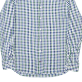 TOMMY HILFIGER Mens Shirt Green Gingham Long Sleeve XL