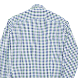 TOMMY HILFIGER Mens Shirt Green Gingham Long Sleeve XL