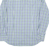 TOMMY HILFIGER Mens Shirt Green Gingham Long Sleeve XL