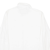 KANGOL Mens Plain Shirt White Long Sleeve M