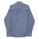 CALVIN KLEIN JEANS Mens Shirt Blue Plaid Long Sleeve L