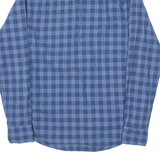 TOMMY HILFIGER Mens Shirt Blue Check Long Sleeve S