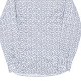 TED BAKER Mens Shirt Blue Floral Long Sleeve XS