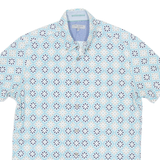 TED BAKER Mens Shirt Blue Geometric S