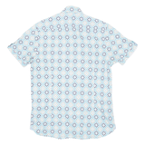 TED BAKER Mens Shirt Blue Geometric S