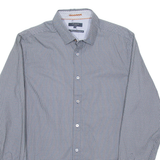 TED BAKER Mens Shirt Black Diamond Long Sleeve M