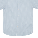 TED BAKER Mens Shirt Green Spotted S