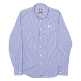 PRETTY GREEN Mens Shirt Blue Gingham Long Sleeve S