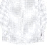 TED BAKER Mens Shirt White Diamond Long Sleeve M