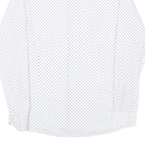 TED BAKER Mens Shirt White Diamond Long Sleeve M