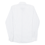 TED BAKER Mens Shirt White Diamond Long Sleeve M