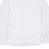 TED BAKER Mens Shirt White Geometric Long Sleeve M