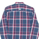 DIESEL Mens Shirt Blue Plaid Long Sleeve S