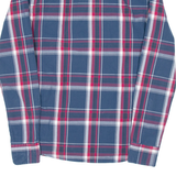 DIESEL Mens Shirt Blue Plaid Long Sleeve S