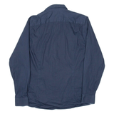 TED BAKER Mens Shirt Blue Striped Long Sleeve S