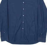 DKNY Mens Shirt Blue Long Sleeve L