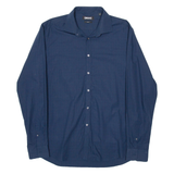 DKNY Mens Shirt Blue Long Sleeve L