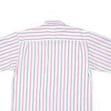TORERO Mens Shirt White Striped L