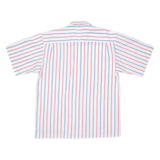 TORERO Mens Shirt White Striped L