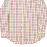 TIMBERLAND Mens Shirt Yellow Plaid Long Sleeve L