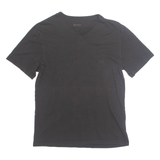 BOSS Mens T-Shirt Black V-Neck M