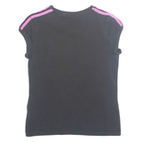 ADIDAS Stretch Womens T-Shirt Grey UK 14