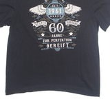 STEDMAN Mens T-Shirt Black 2XL