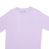 PULL&BEAR Rick & Morty Mens T-Shirt Purple M